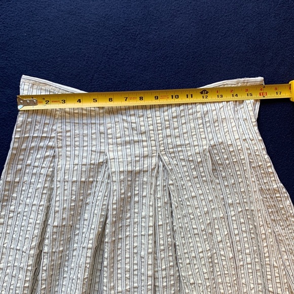 Vintage Robin Howe striped A-line skirt 12 - Picture 7 of 8